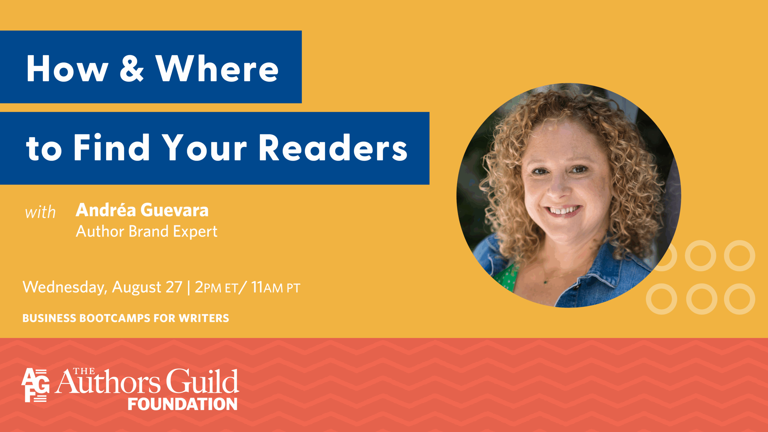 Andrea Guevara The Authors Guild - How and Where to Find Your Readers